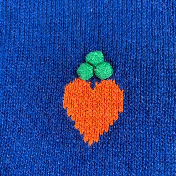 Quacker Factory VTG Y2K NWT Bunny Carrot Knit Sweater 1X Easter Novelty - Picture 8 of 13